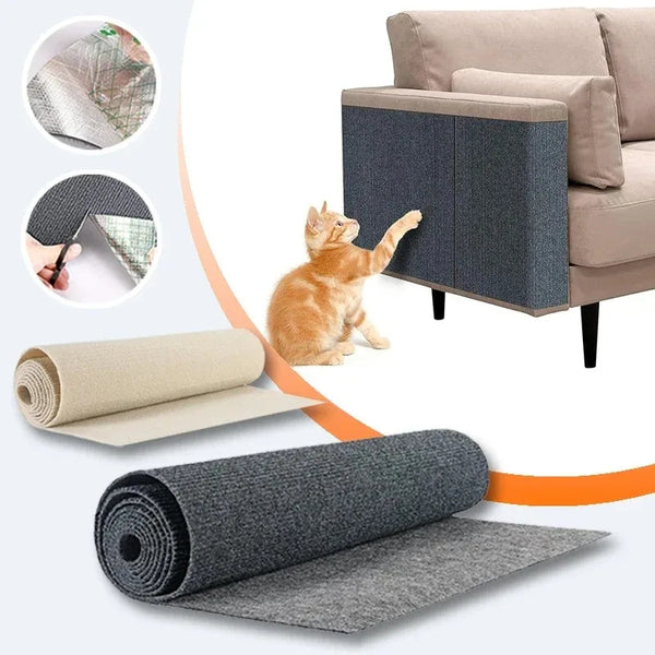 Self-Adhesive Cat Scratch Protector for Furniture & Walls