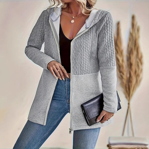 Trendy Plus Size Loose Fit Jacket – Everyday Women’s Fashion