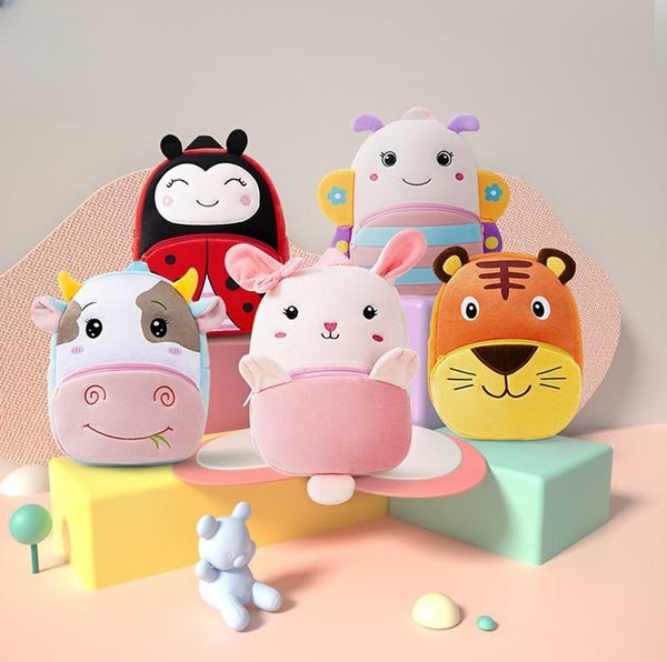 Plush Cute Baby & Kids Kindergarten Backpack